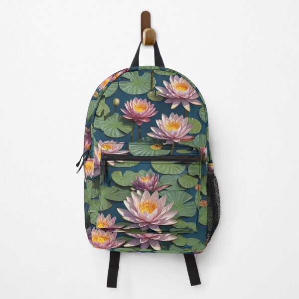 Item preview, Water Lily Floral Seamless Pattern (July Birth Flower) designed and sold by Rosa-Canina64.