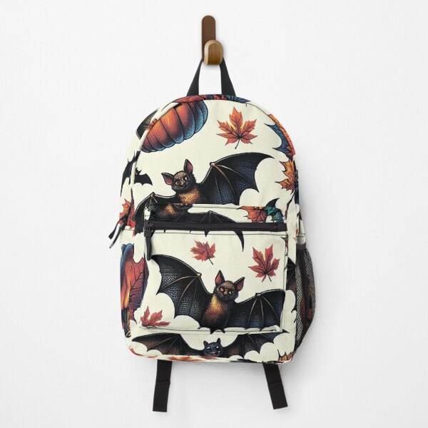 Item preview, Pumpkins, autumn leaves and bats. designed and sold by MagelliShop.