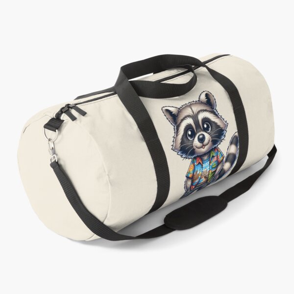 Item preview, Raccoon Wearing Tacky Tourist Shirt designed and sold by BassHeadMomma.