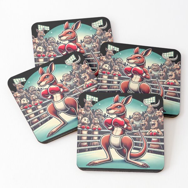Item preview, Kangaroo Knockout! designed and sold by Linework Studio.