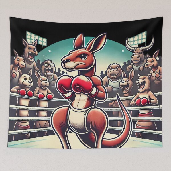 Item preview, Kangaroo Knockout! designed and sold by Linework Studio.