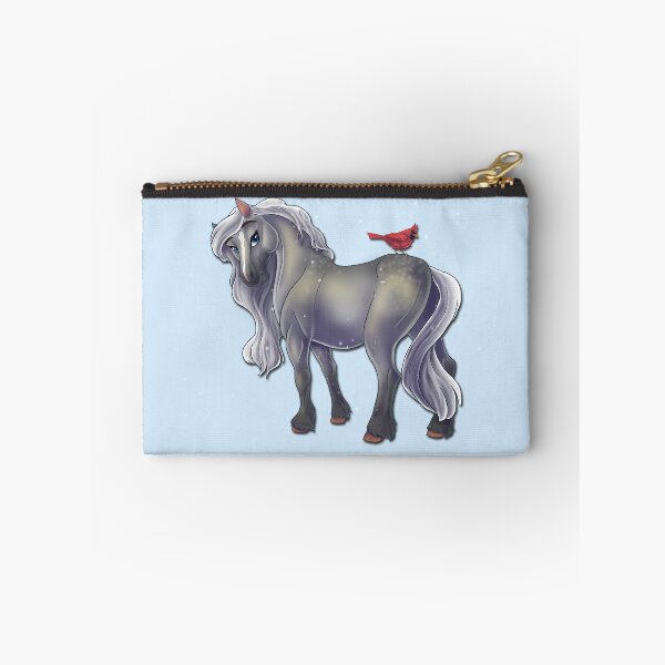 Item preview, Snowy Cardinal Horse designed and sold by Unicornarama.