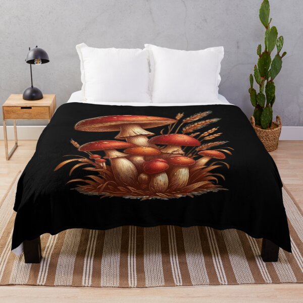 Item preview, COUTRYSIDE AUTUMN RETRO MUSHROOMS designed and sold by justyna-s28.