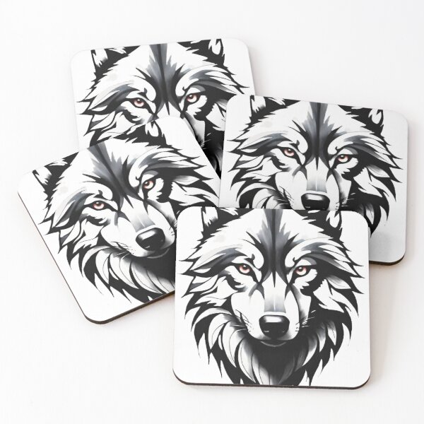 Item preview, wolf, predator, animal, talisman, amulet designed and sold by DonnaBlankaArt.