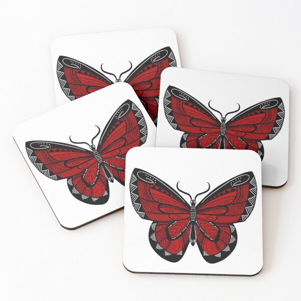 Item preview, Red Tribal Butterfly designed and sold by Steeb757.