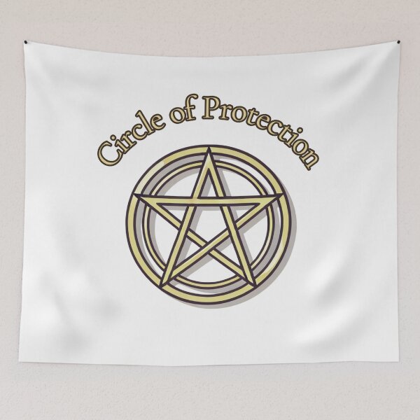 Item preview, Circle of Protection Pentacle Mystical Symbol Artwork designed and sold by kylmllr101684.