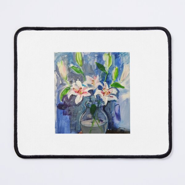 Item preview, Lilies in a vase, painting designed and sold by MNKARTS.
