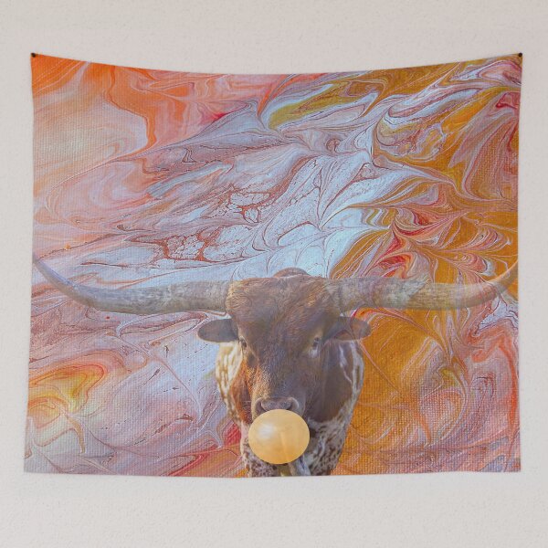 Item preview,  Longhorn with Yellow Bubble Gum designed and sold by Elisabeth Lucas.