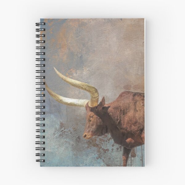 Item preview, Brown Longhorn Cow Four designed and sold by Elisabeth Lucas.