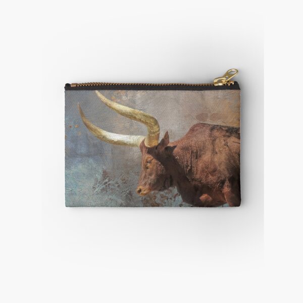 Item preview, Brown Longhorn Cow Four designed and sold by Elisabeth Lucas.