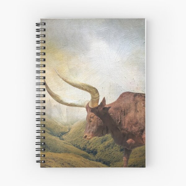 Item preview, Brown Longhorn Cow One designed and sold by Elisabeth Lucas.
