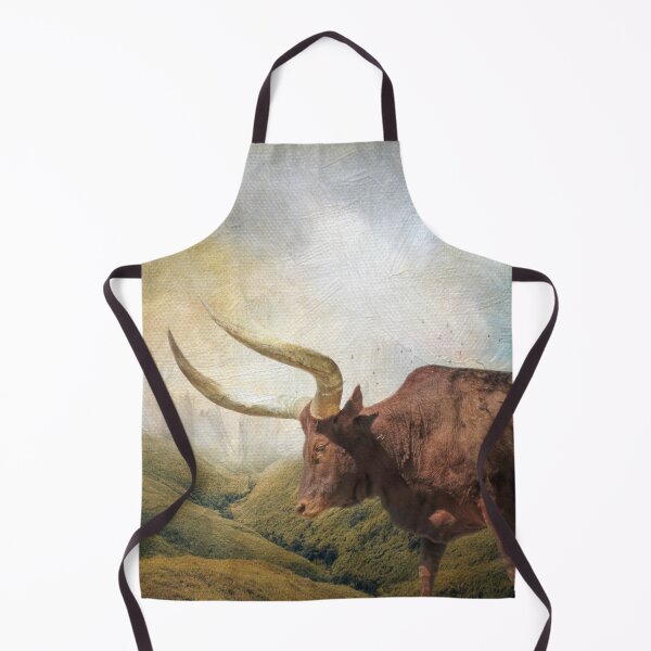 Item preview, Brown Longhorn Cow One designed and sold by Elisabeth Lucas.