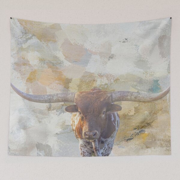 Item preview, Farmhouse Style Longhorn designed and sold by Elisabeth Lucas.