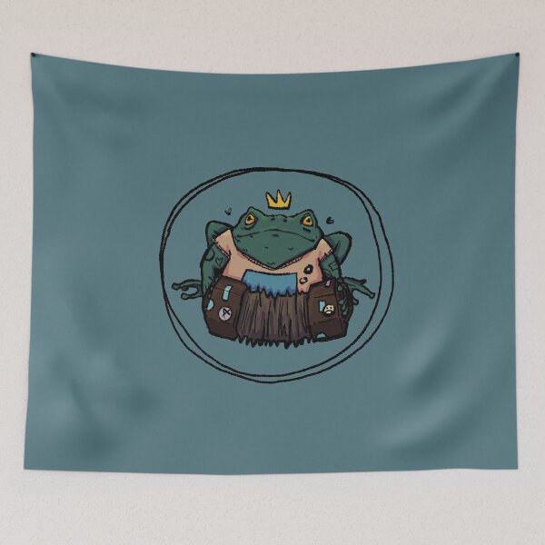 Item preview, Folk Punk Toad Playing Concertina 2 designed and sold by h-darling.