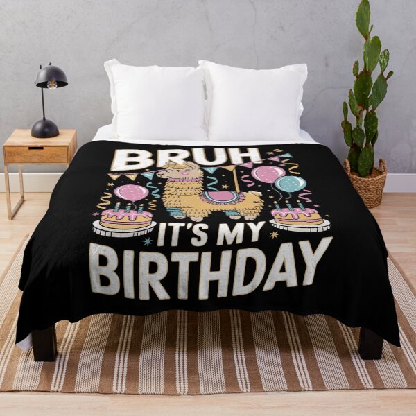 Item preview, Bruh Its My Birthday Llama Pinata Boy Girl Family Party Bday designed and sold by shokA Design.