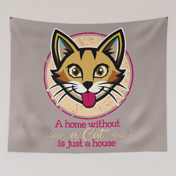 Item preview, A home without a cat is just a house designed and sold by navarraspain.