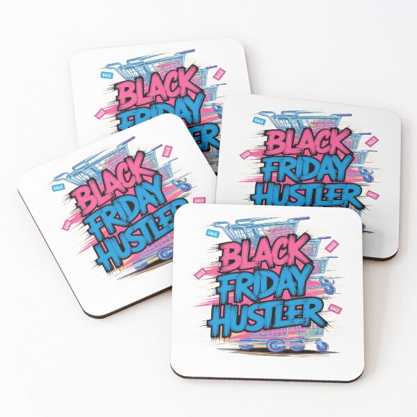 Item preview, Colorful Black Friday Hustler Shopping Enthusiast Design T-shirt designed and sold by DigitalArtByNow.
