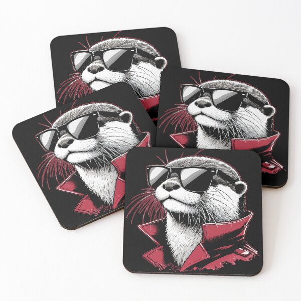Item preview, Cool Otter in Sunglasses  designed and sold by TomFrontierArt.