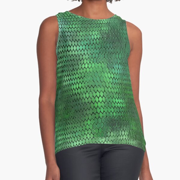 Green Metallic Dragon Scales Leggings for Sale by bloomingvine