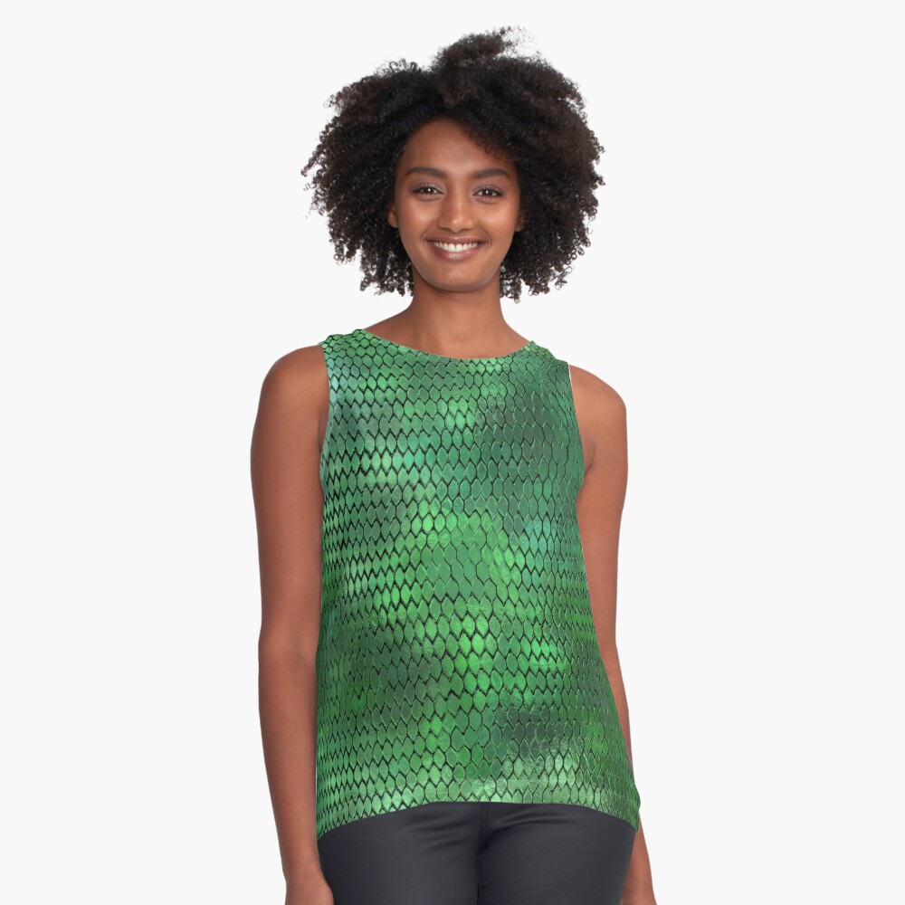 Green Metallic Dragon Scales Leggings for Sale by bloomingvine