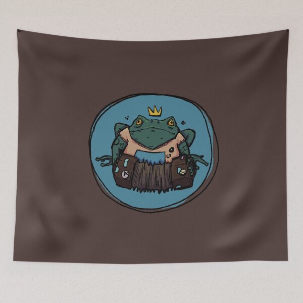 Item preview, Folk Punk Toad Playing Concertina 3 designed and sold by h-darling.