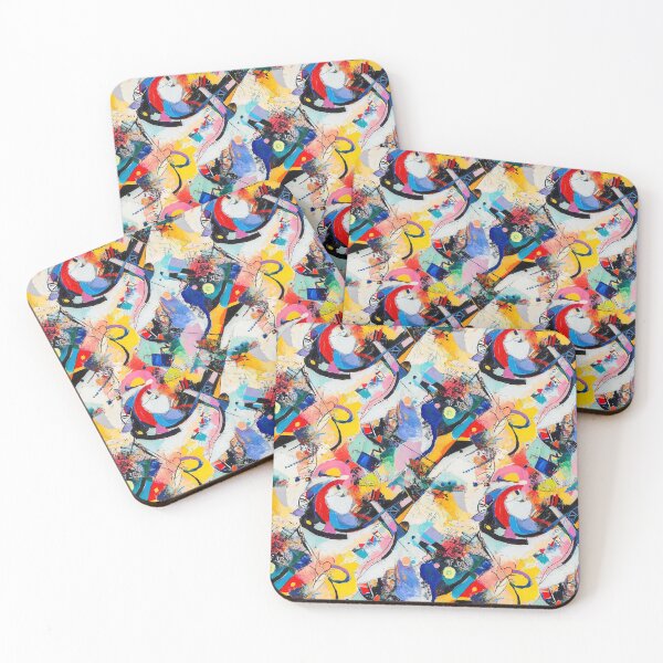 Item preview, Between Curves and Angles: Abstractions designed and sold by MidArtForge.
