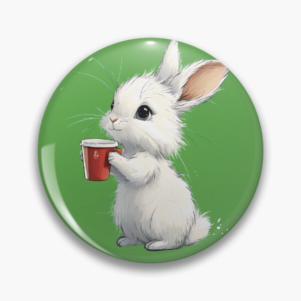Item preview, Fluffy rabbit coffee time designed and sold by Brendon987.