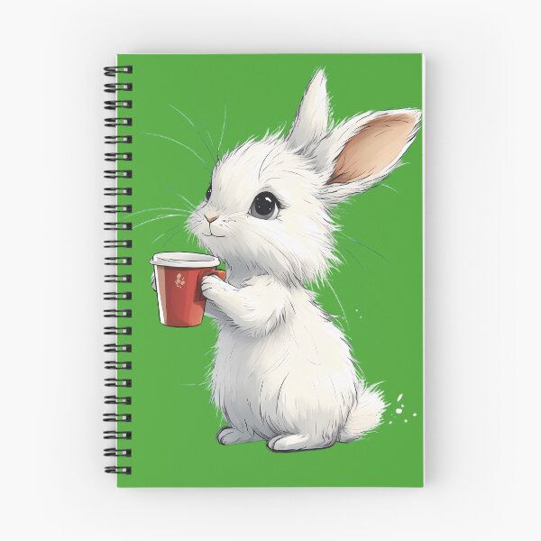 Item preview, Fluffy rabbit coffee time designed and sold by Brendon987.