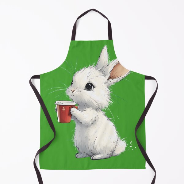 Item preview, Fluffy rabbit coffee time designed and sold by Brendon987.