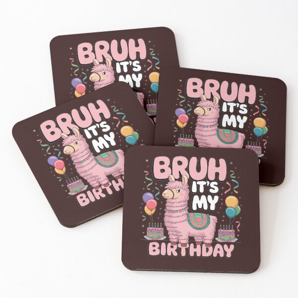 Item preview, Bruh Its My Birthday Llama Pinata Boy Girl Family Party Bday  designed and sold by shokA Design.