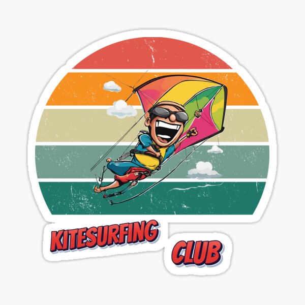 Item preview, Design intemporel du club de Kitesurf designed and sold by StyleFused.