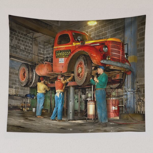 Item preview, Garage - Mechanic - Proper truck maintenance 1943 designed and sold by Mike Savad Photography.