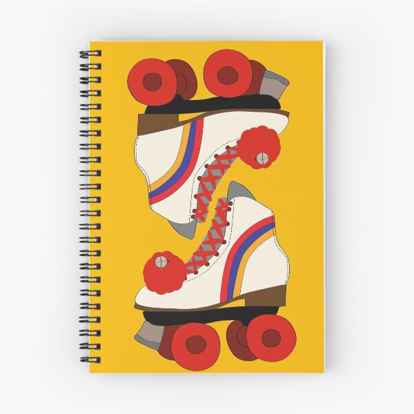 Item preview, Striped Roller Skate with Pom Pom designed and sold by jenbucheli.