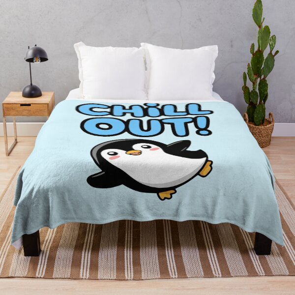 Item preview, Chill Out! Cute Penguin Puns designed and sold by PMCreative.