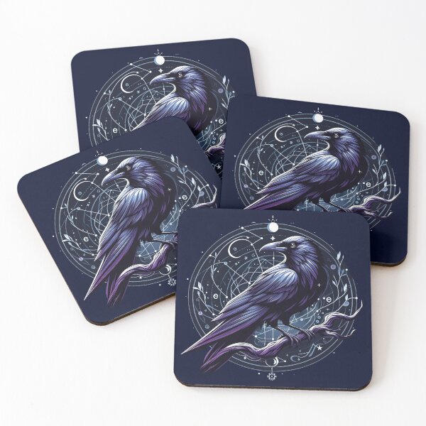 Item preview, Mysterious Raven designed and sold by CreativeFlux.