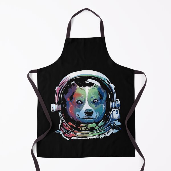 Item preview, Colorful Astronaut Dog | Spooky Halloween Vibes | Fun Gift for Family designed and sold by DrawHandArt.