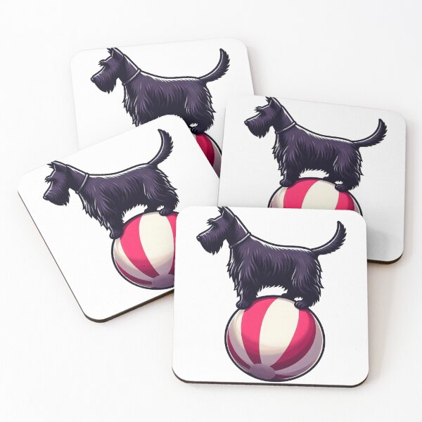 Item preview, Scottish Terrier balancing on a circus ball designed and sold by FreshArtFusion.