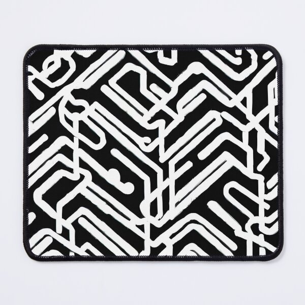 Item preview, Futuristic White and Black Wiring - Seamless Pattern designed and sold by Chubuter.