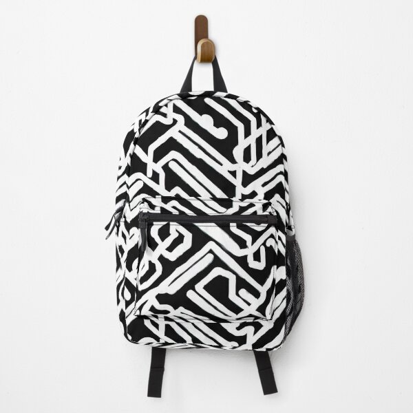 Item preview, Futuristic White and Black Wiring - Seamless Pattern designed and sold by Chubuter.
