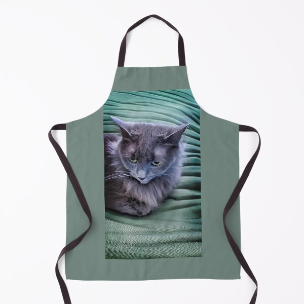 Item preview, Gray Green Eyed Cat designed and sold by PandLcreations.