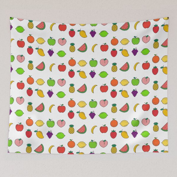 Item preview, Fruit Stickers Set, Fruit Stickers Pack, Fruit Stickers, 12 sticker pack designed and sold by Spike The Punch Design Co..
