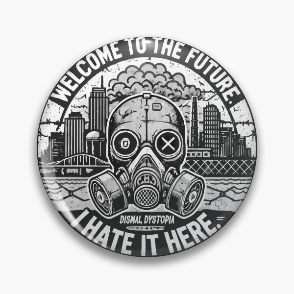 Item preview, Welcome to the Future I Hate It Here Meme designed and sold by Victor Shadehorn.