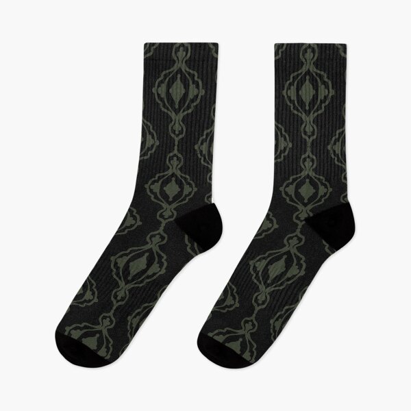 Item preview, Dacha Arabesque Pattern - Coal + Pine designed and sold by Irene Estelle.