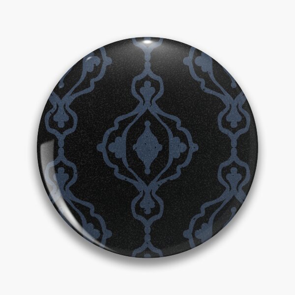 Item preview, Dacha Arabesque Pattern - Coal + Dusk designed and sold by Irene Estelle.