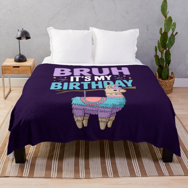 Item preview, Bruh Its My Birthday Llama Pinata Boy Girl Family Party Bday designed and sold by shokA Design.