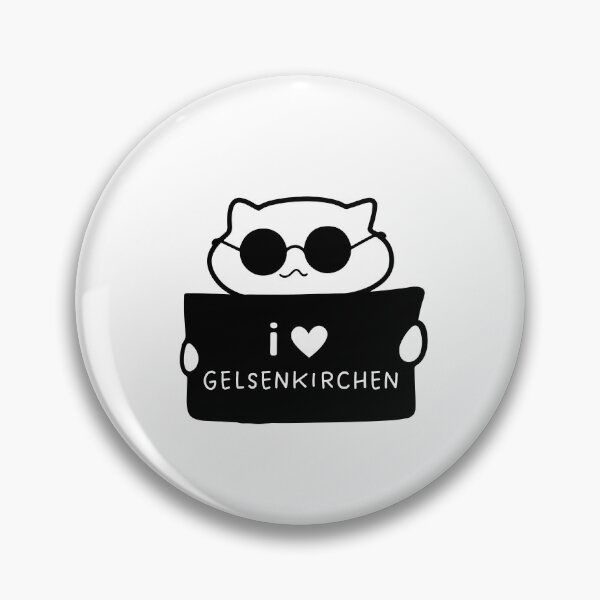 Item preview, I LOVE GELSENKIRCHEN | Cute Cat Illustration | Handwritten-style Font designed and sold by RM-Journey.