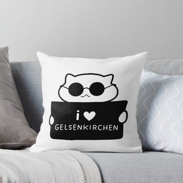 Item preview, I LOVE GELSENKIRCHEN | Cute Cat Illustration | Handwritten-style Font designed and sold by RM-Journey.