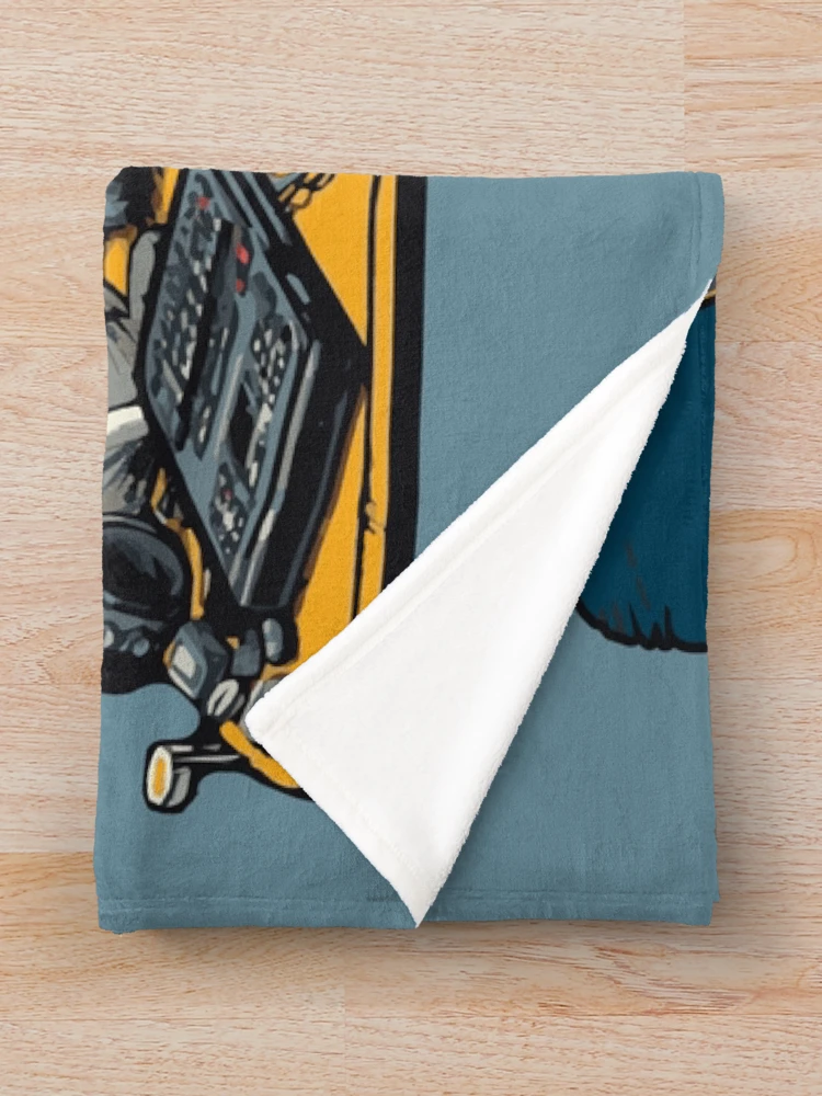 Thumbnail 3 of 6, Throw Blanket, Rabid Rabbit Rave designed and sold by typicalartguy.