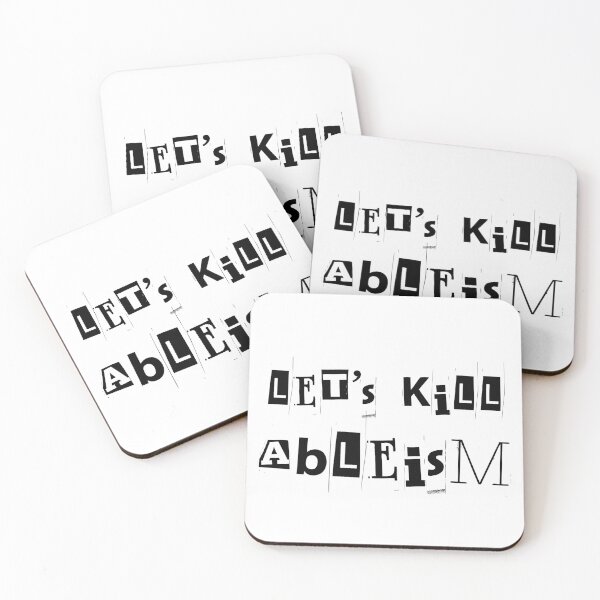 Item preview, Unalive Ableism designed and sold by TheBoyTeacher.