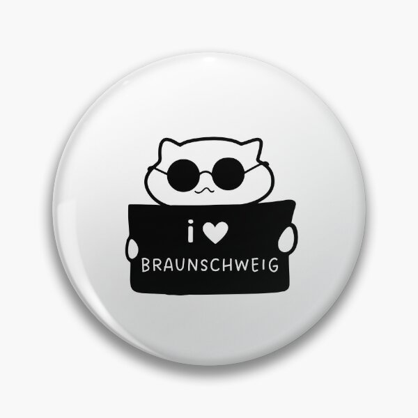 Item preview, I LOVE BRAUNSCHWEIG | Cute Cat Illustration | Handwritten-style Font designed and sold by RM-Journey.